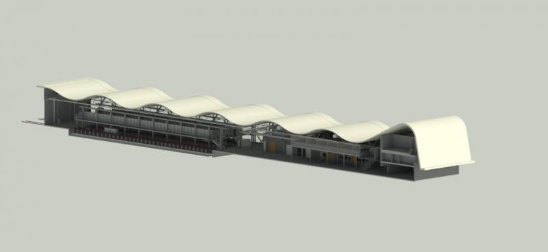 Modèle numérique d’un bâtiment industriel à Bordeaux 4