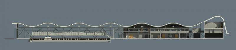 Modèle numérique d’un bâtiment industriel prés de bordeaux33