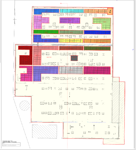 Plan volumétrique de toiture et espace aérien en Gironde