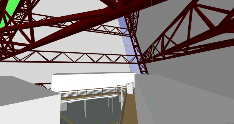 Vue de l'intérieur du modèle